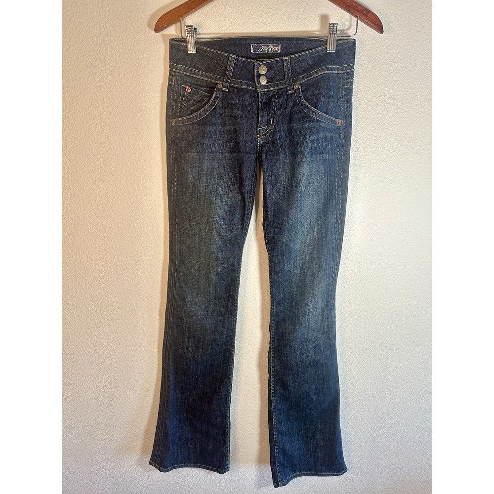 Hudson bootcut dark wash denim blue jeans size 2S